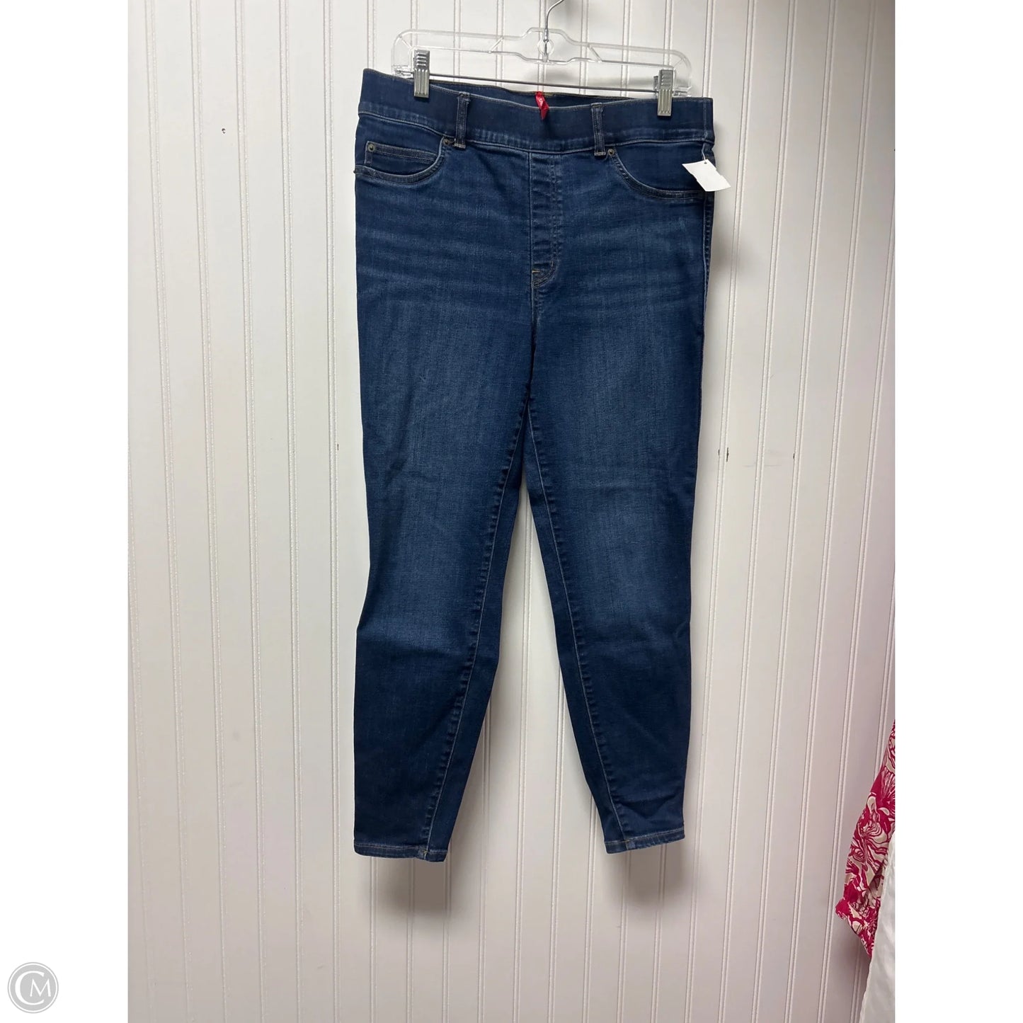 Jeans Skinny By Spanx In Blue Denim, Size: 16