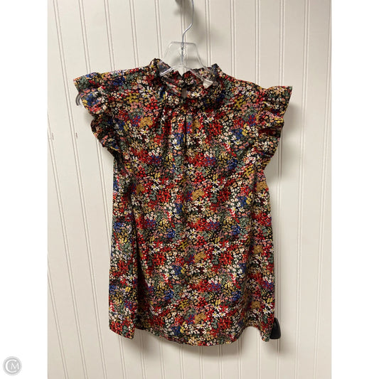 Top Sleeveless By Clothes Mentor In Floral Print, Size: M