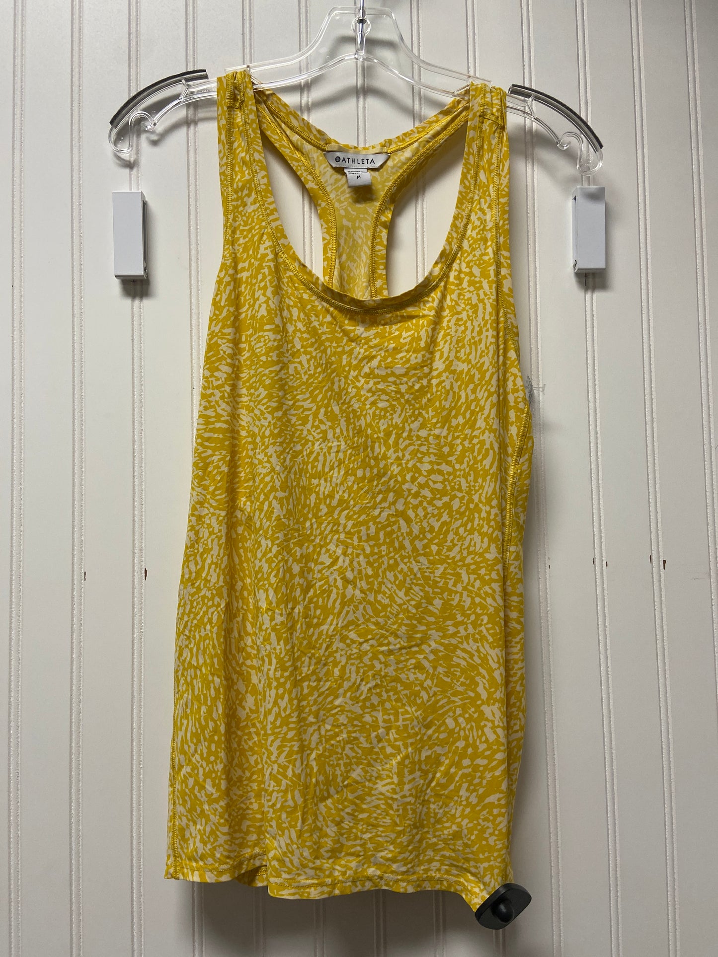 Athletic Tank Top By Athleta In Yellow, Size: M