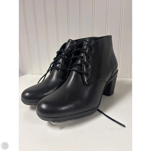 Boots Ankle Heels By Clarks In Black, Size: 7