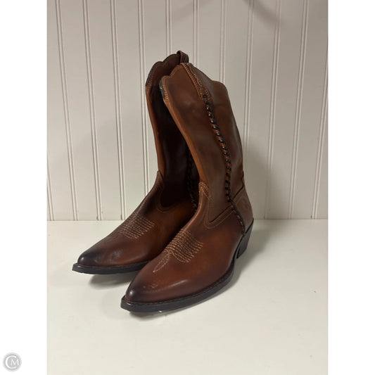 Boots Designer By Patricia Nash In Brown, Size: 7.5