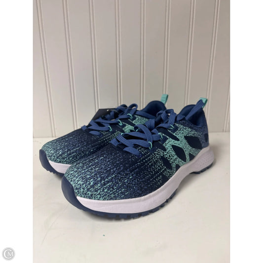 Shoes Athletic By Clothes Mentor In Blue & Green, Size: 5.5