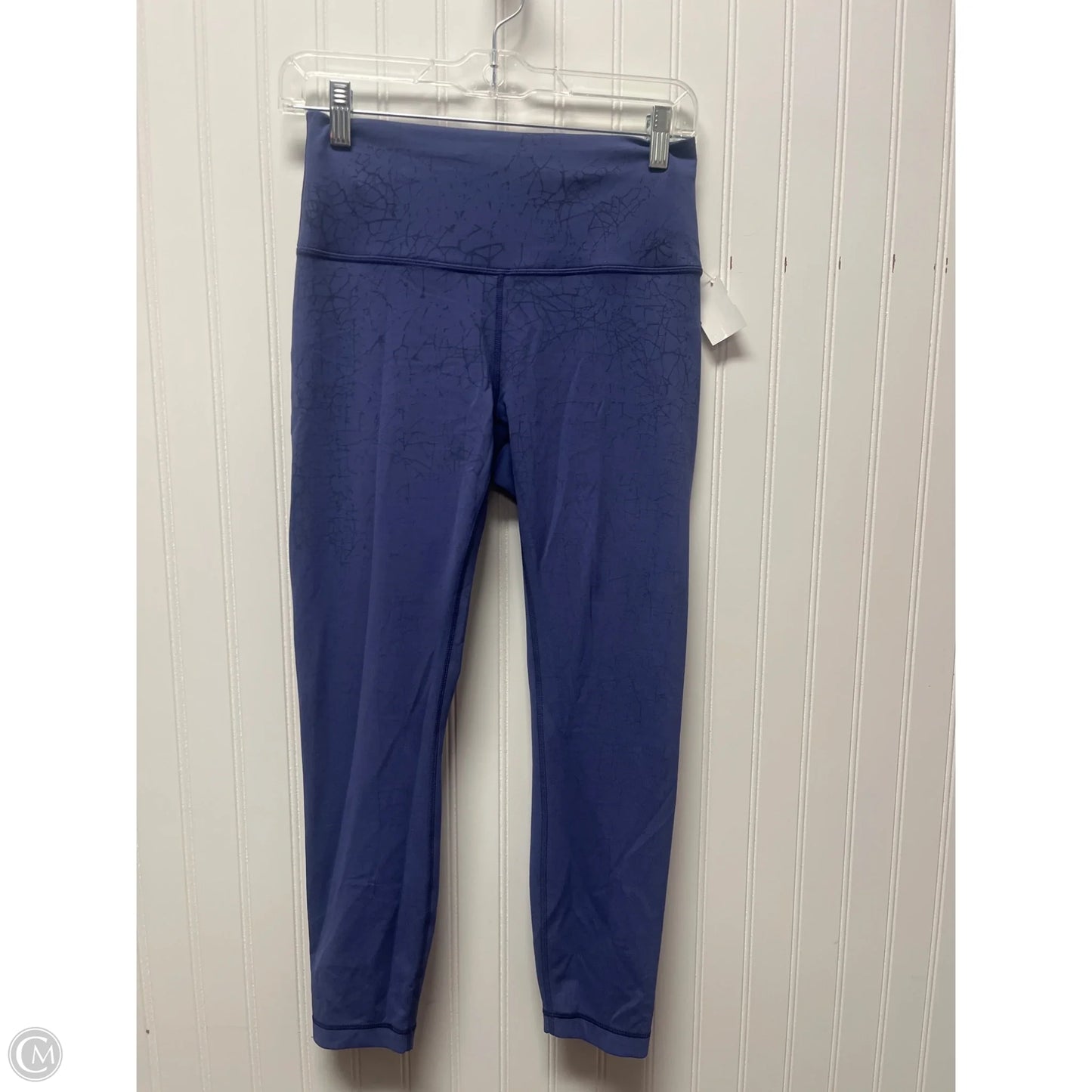 Athletic Leggings Capris By Lululemon In Blue, Size: M
