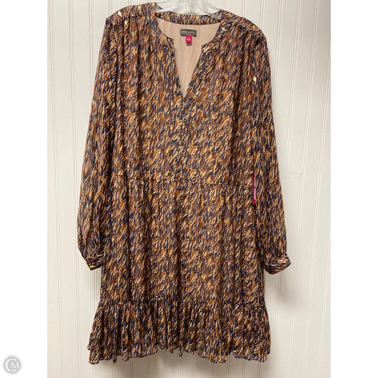 Dress Casual Short By Vince Camuto In Blue & Orange, Size: Xl