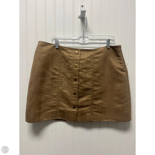 Skirt Mini & Short By Gap In Tan, Size: 14