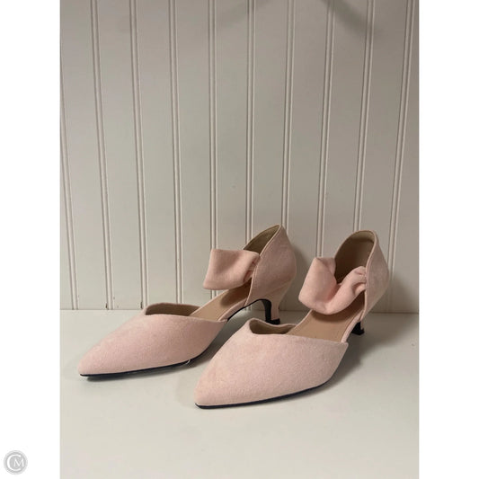 Shoes Heels Kitten By Cme In Pink, Size: 10