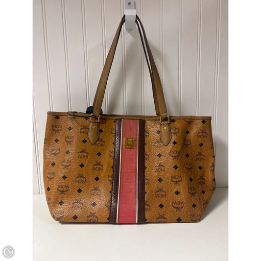 Tote Luxury Designer By Mcm, Size: Large