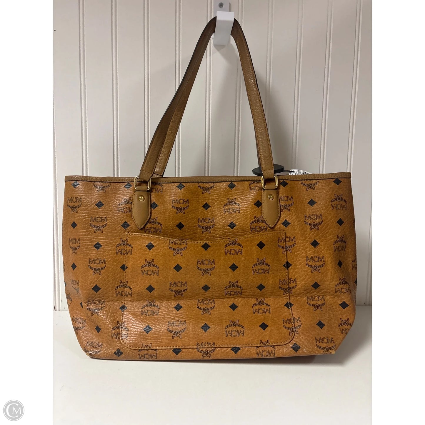 Tote Luxury Designer By Mcm, Size: Large