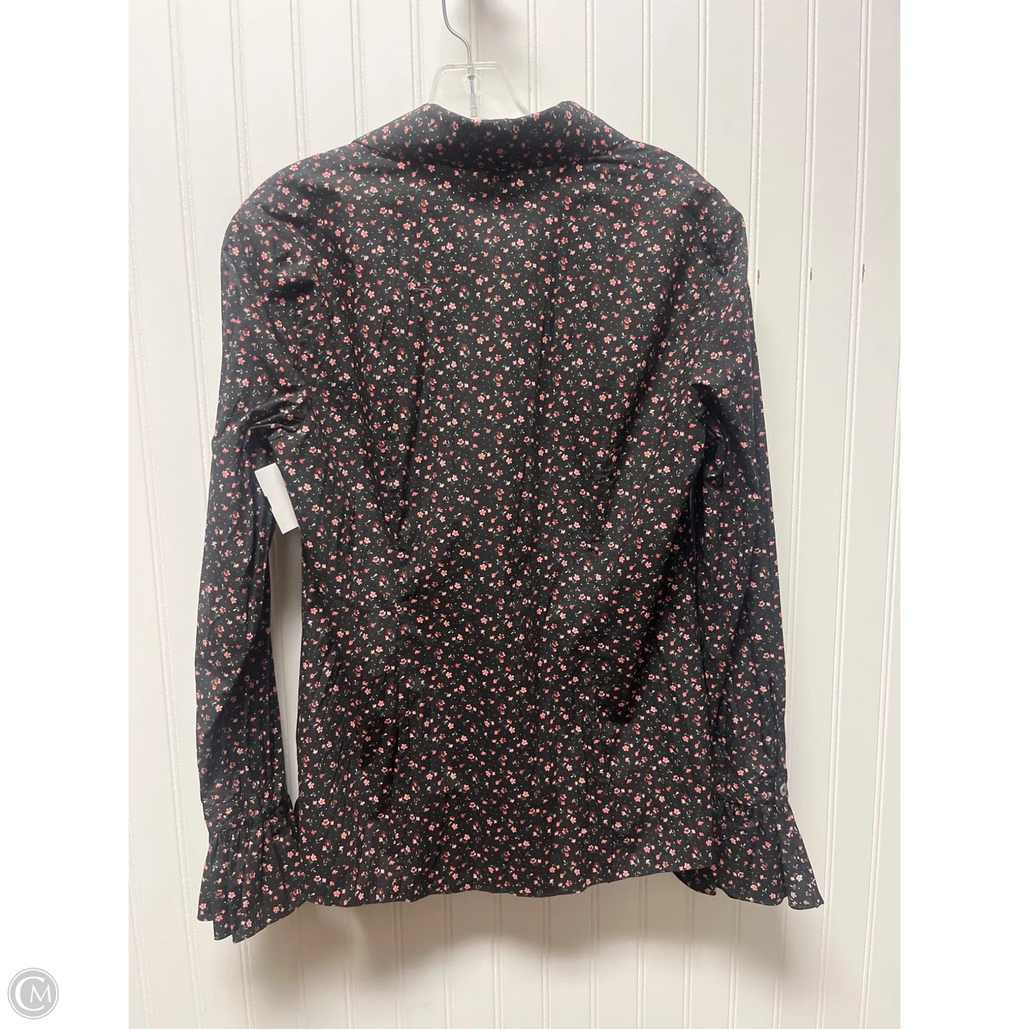 Top Long Sleeve Designer By Michael Kors In Black, Size: M