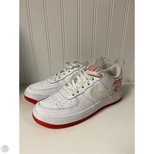 Shoes Sneakers By Nike In Red & White, Size: 7