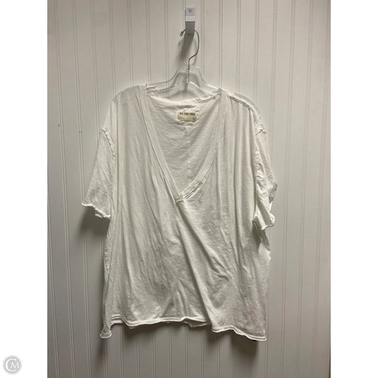 Top Short Sleeve Basic By We The Free In White, Size: Xl
