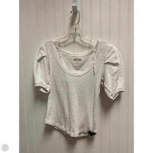 Top Short Sleeve Basic By We The Free In White, Size: Xs