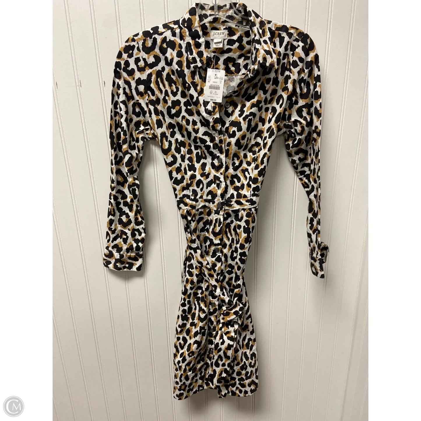 Dress Casual Midi By J. Crew In Animal Print, Size: Xs