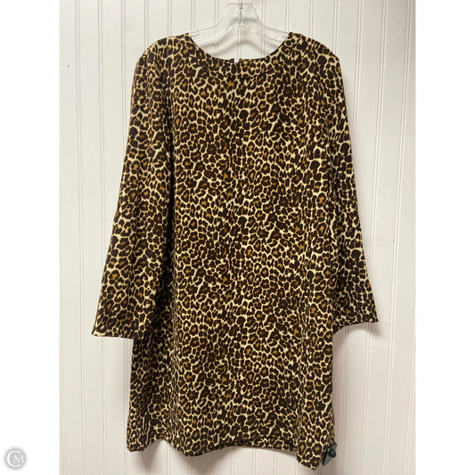 Dress Casual Short By J. Crew In Animal Print, Size: L