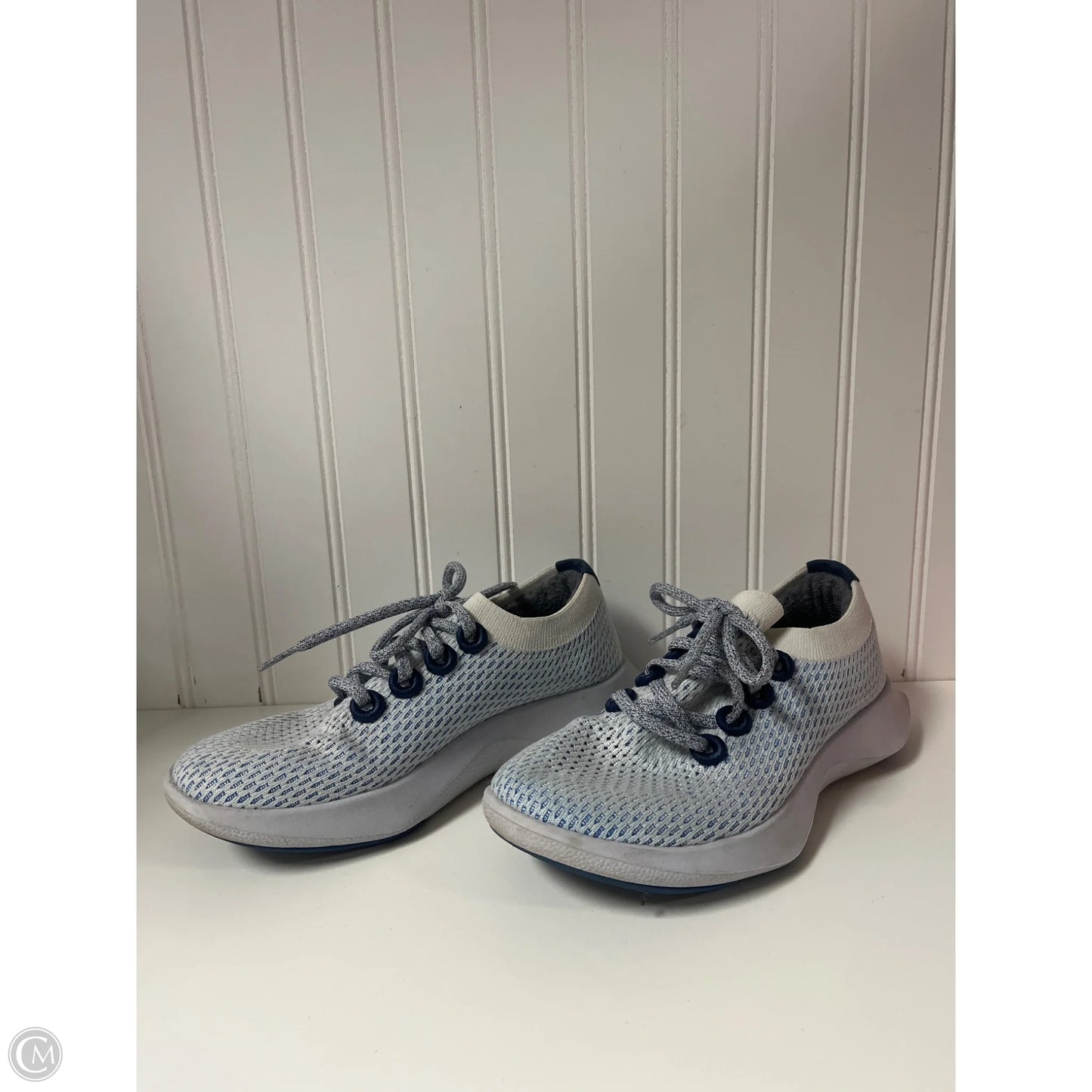 Shoes Athletic By Allbirds In Blue & Grey, Size: 6.5