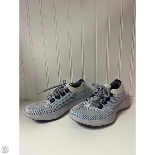 Shoes Athletic By Allbirds In Blue & Grey, Size: 6.5