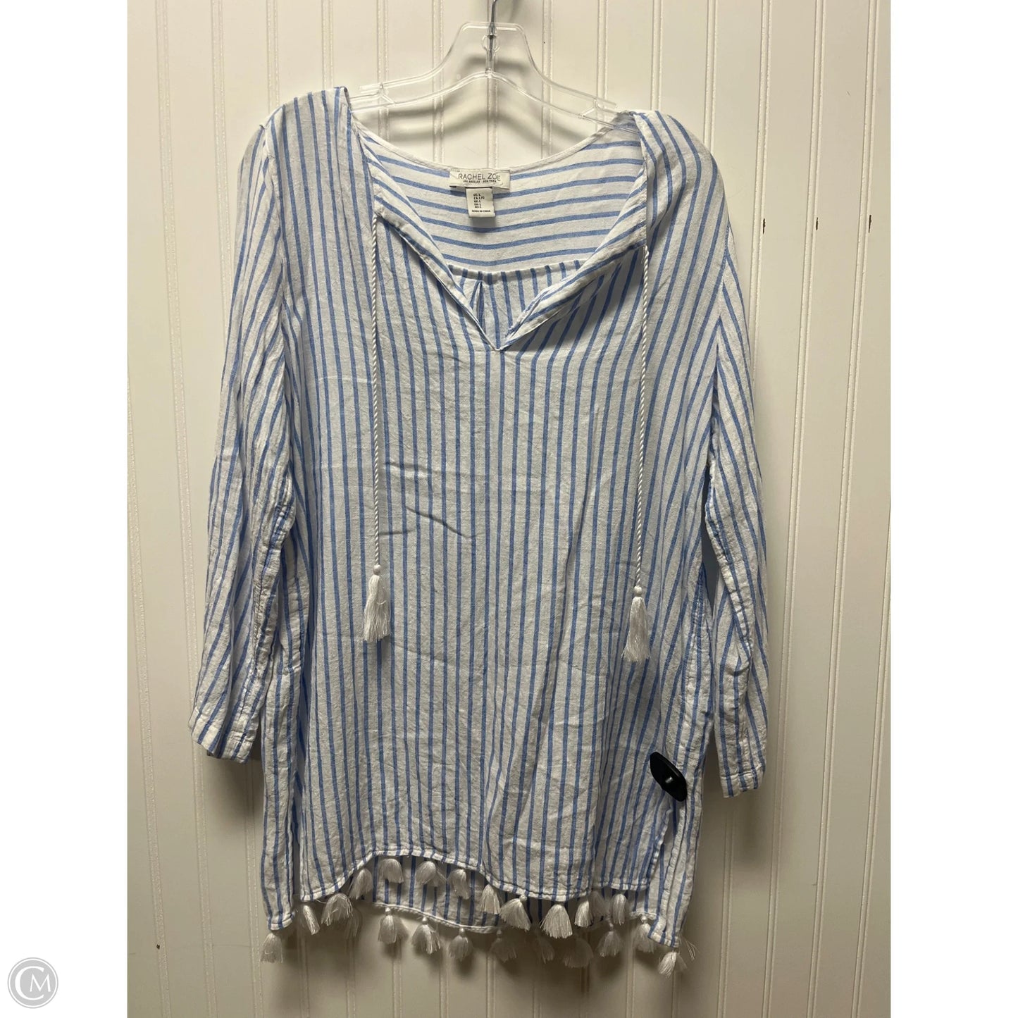 Swimwear Cover-up By Rachel Zoe In Striped Pattern, Size: L