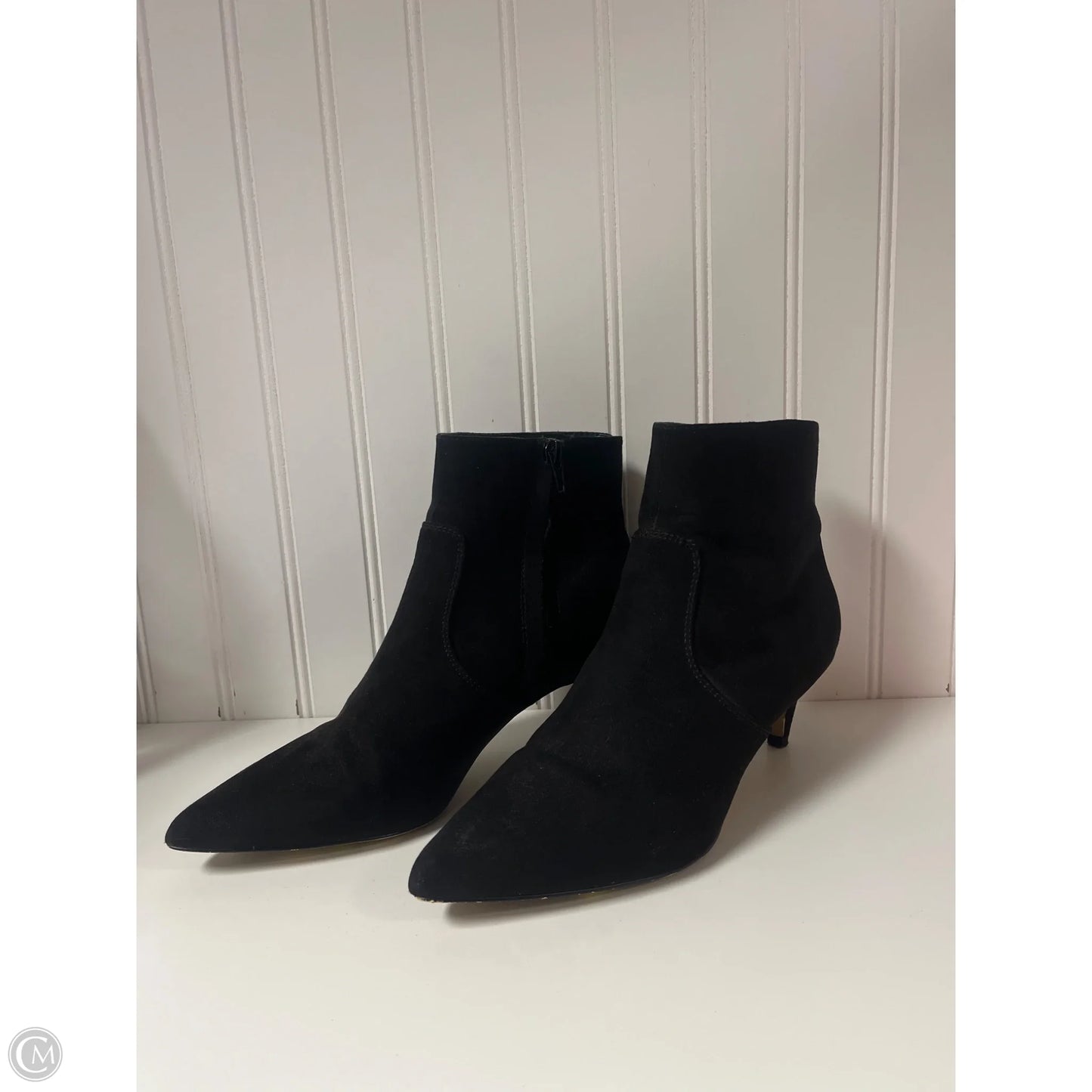 Boots Ankle Heels By Express In Black, Size: 8