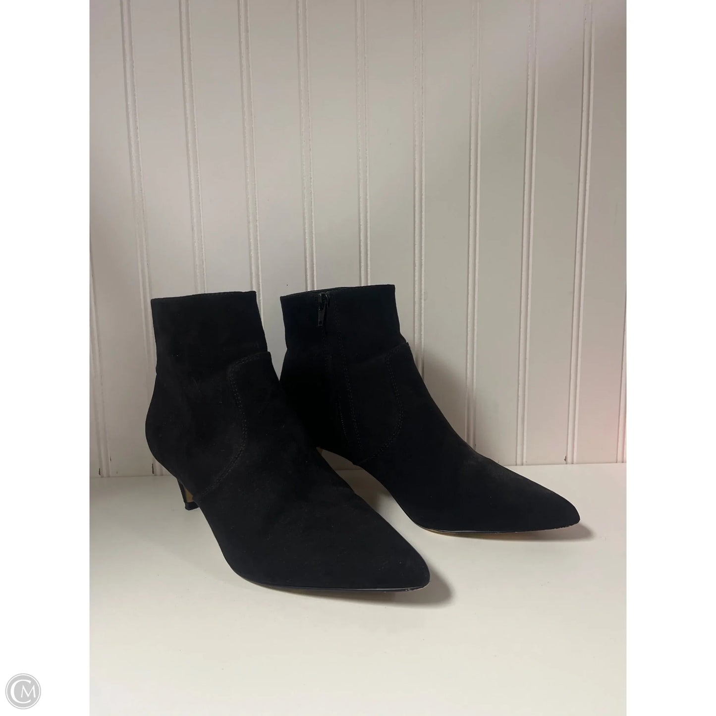 Boots Ankle Heels By Express In Black, Size: 8