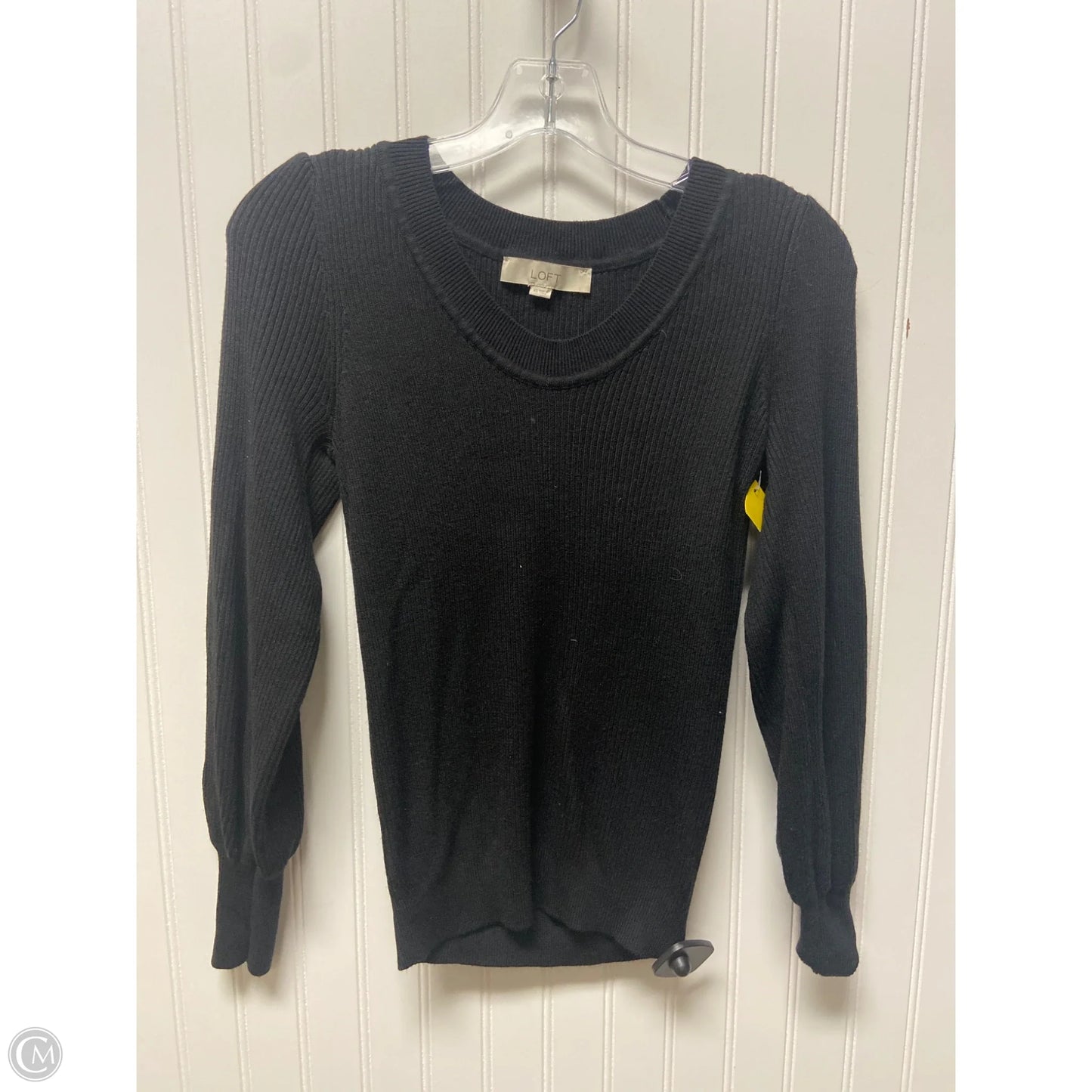 Sweater By Loft In Black, Size: Xs