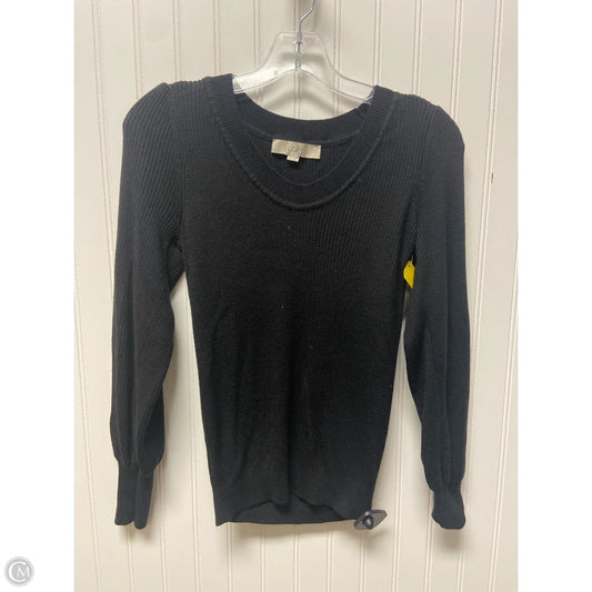 Sweater By Loft In Black, Size: Xs