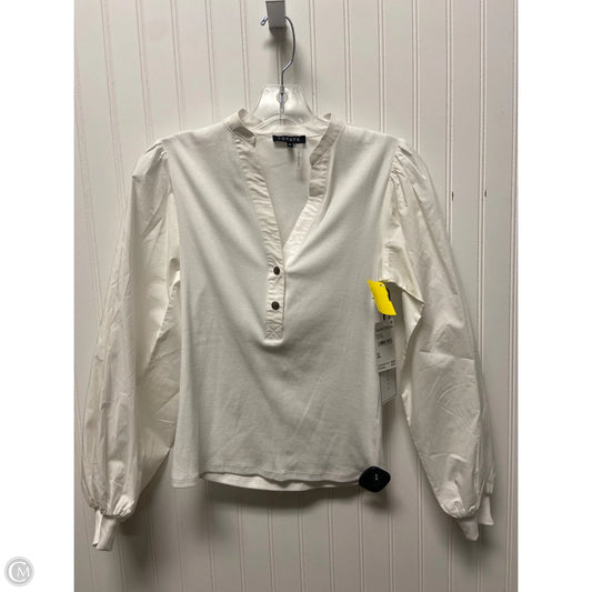Top Long Sleeve By 1.state In White, Size: Xs