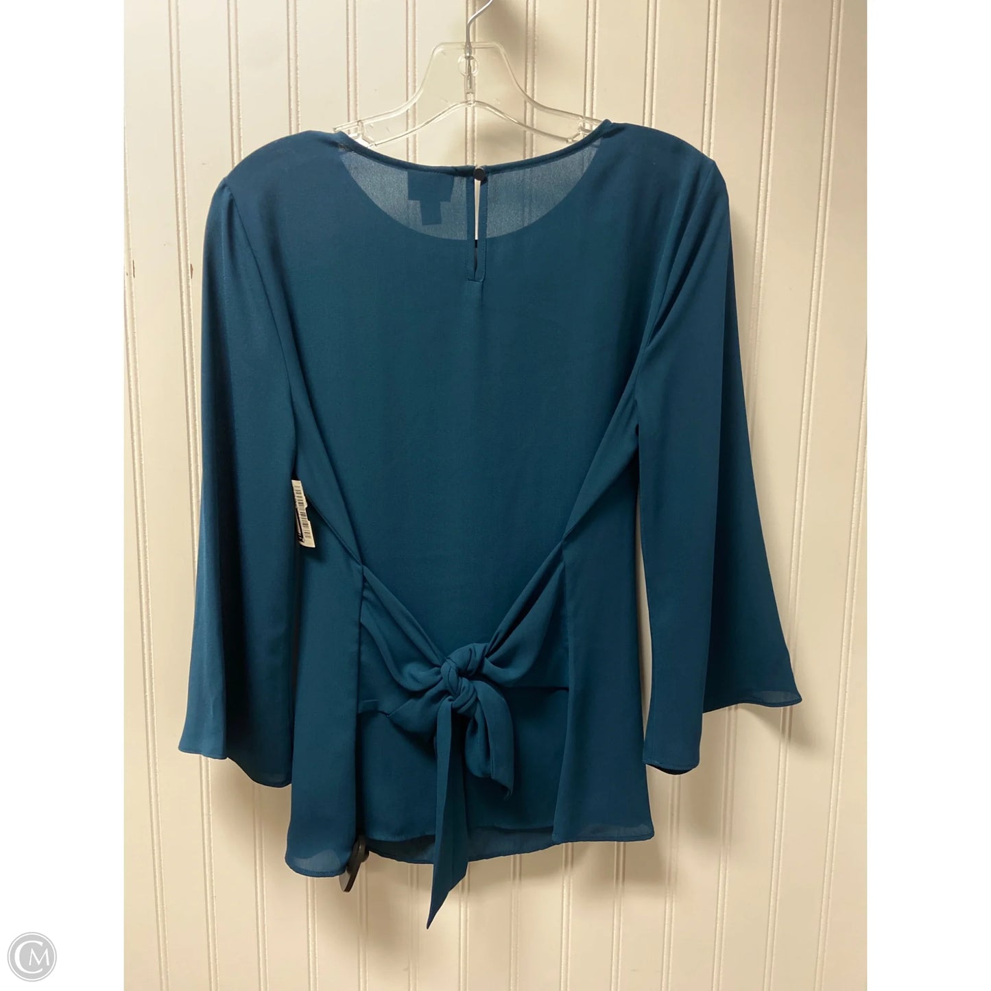 Top Long Sleeve By Worthington In Teal, Size: S