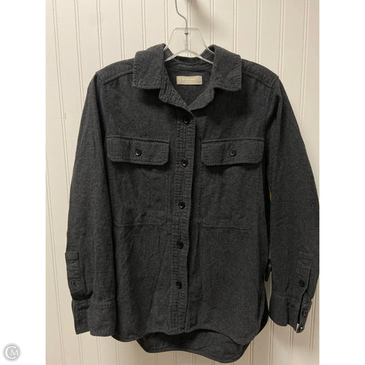 Top Long Sleeve By Everlane In Grey, Size: Xs