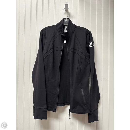 Athletic Jacket By Lululemon In Black, Size: L