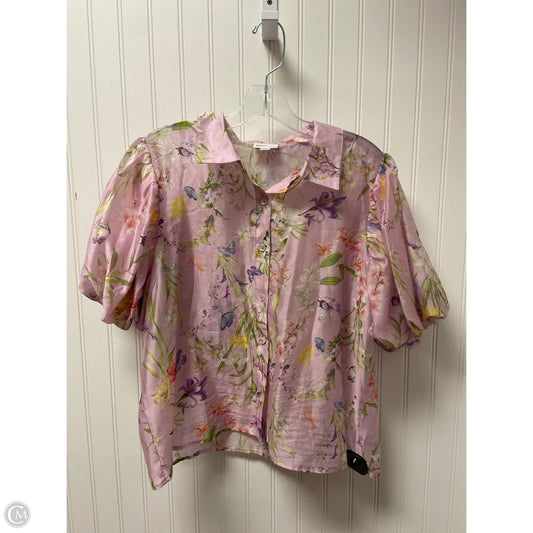 Top Short Sleeve By Bailey 44 In Purple, Size: L