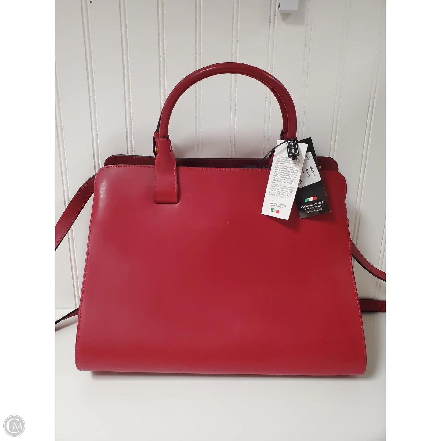 Handbag Leather By Clothes Mentor, Size: Large