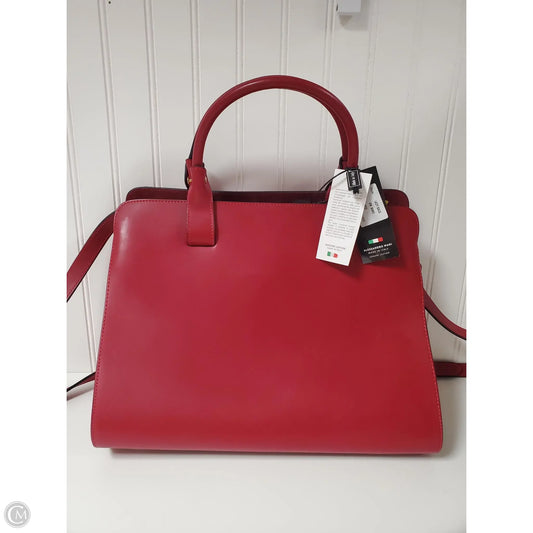 Handbag Leather By Clothes Mentor, Size: Large