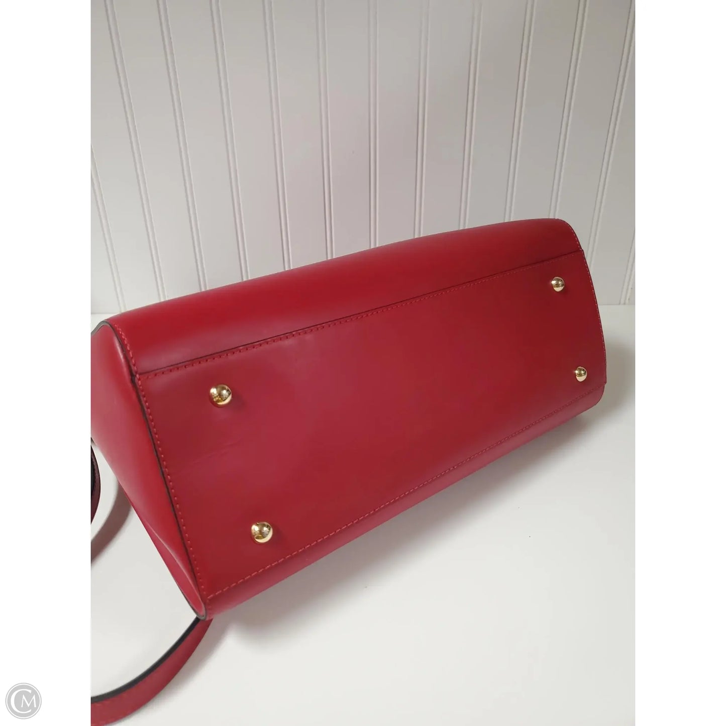 Handbag Leather By Clothes Mentor, Size: Large