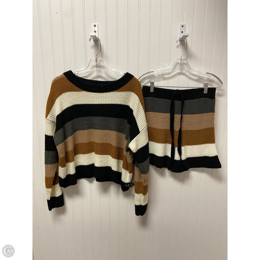 Lounge Set Shorts By She + Sky In Multi-colored, Size: M