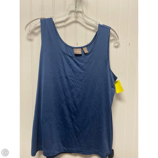 Tank Top By Chicos In Blue, Size: L