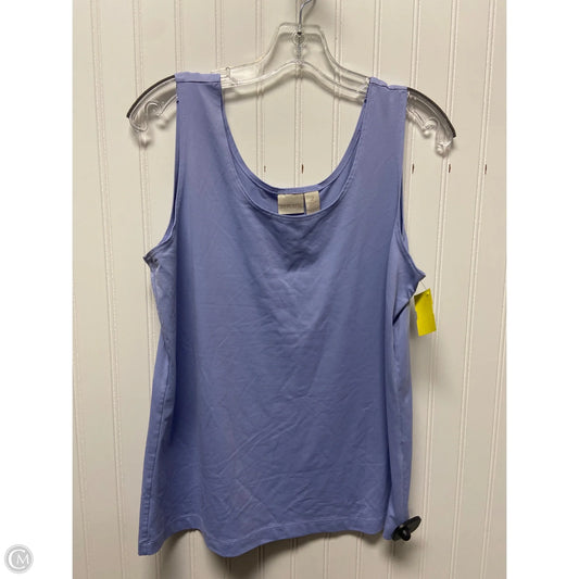 Tank Top By Chicos In Purple, Size: L