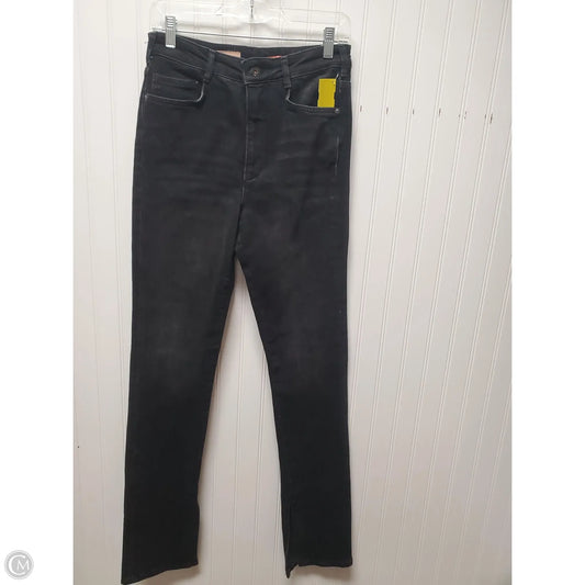 Jeans Straight By Pilcro In Black Denim, Size: 6