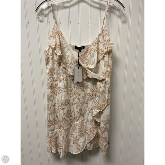Dress Casual Short By 1.state In Tan & White, Size: S