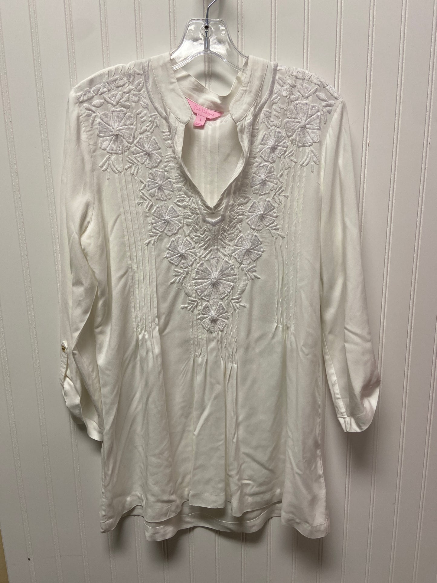 Tunic Designer By Lilly Pulitzer In White, Size: S