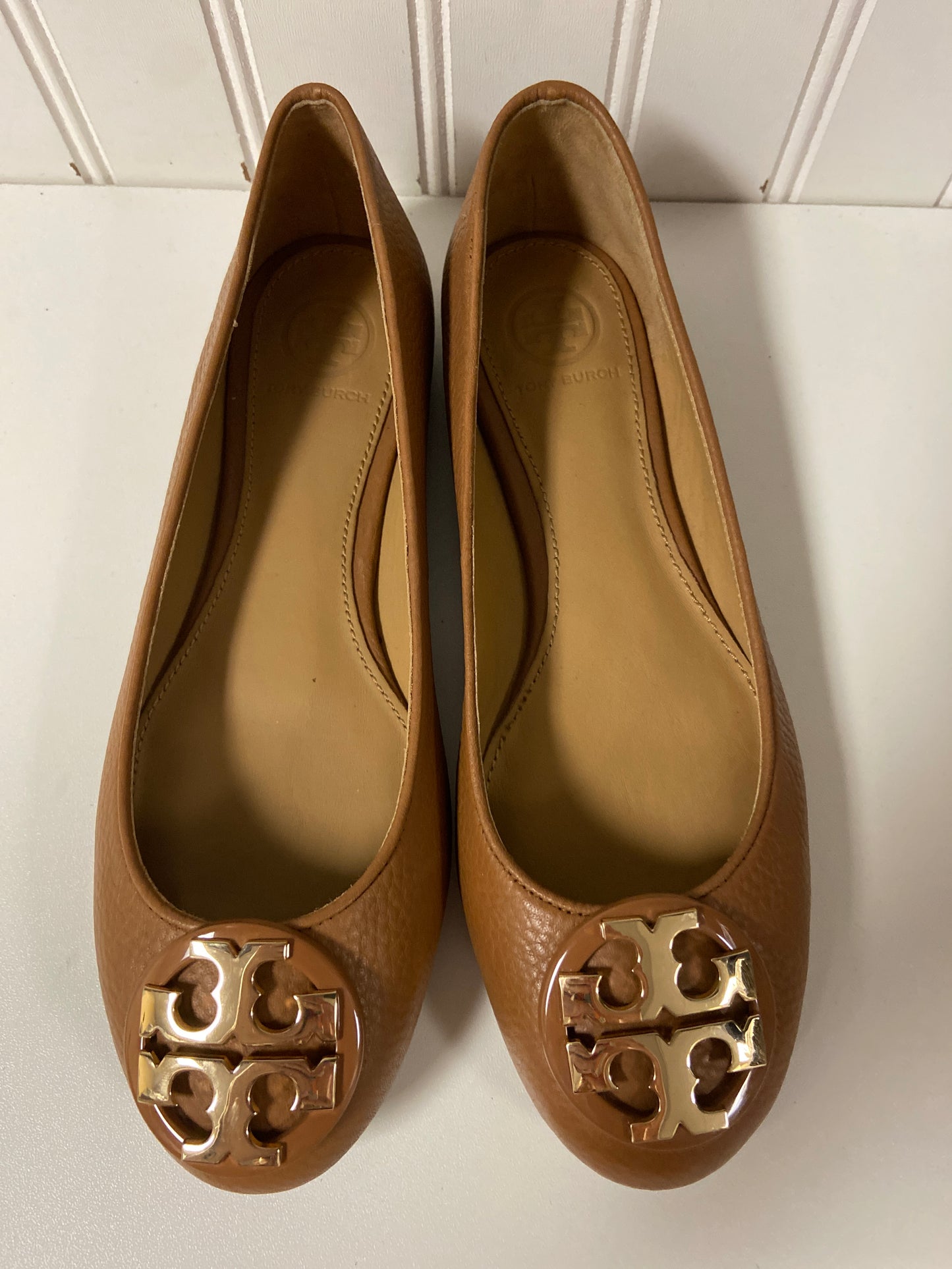 Shoes Designer By Tory Burch In Brown, Size: 5