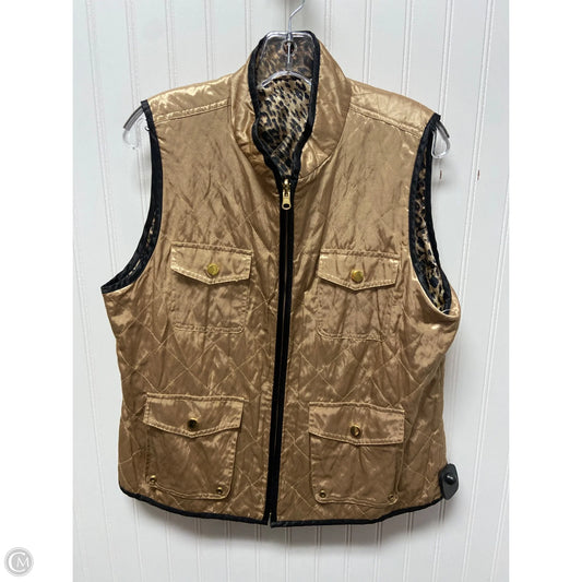 Vest Other By Chicos In Gold, Size: L