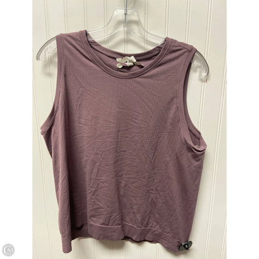 Athletic Tank Top By Athleta In Purple, Size: Xl