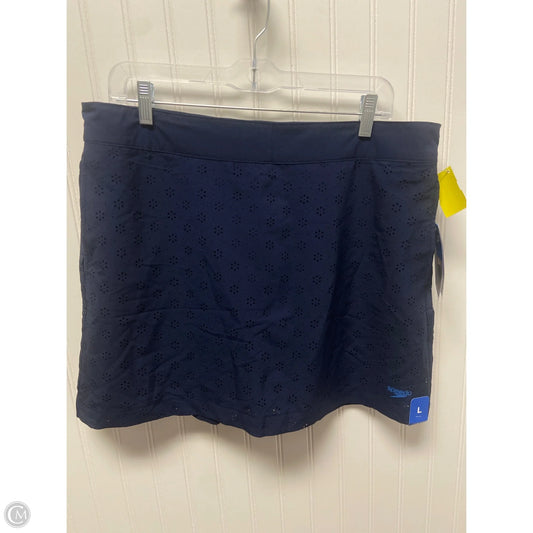 Athletic Skort By Speedo In Navy, Size: L