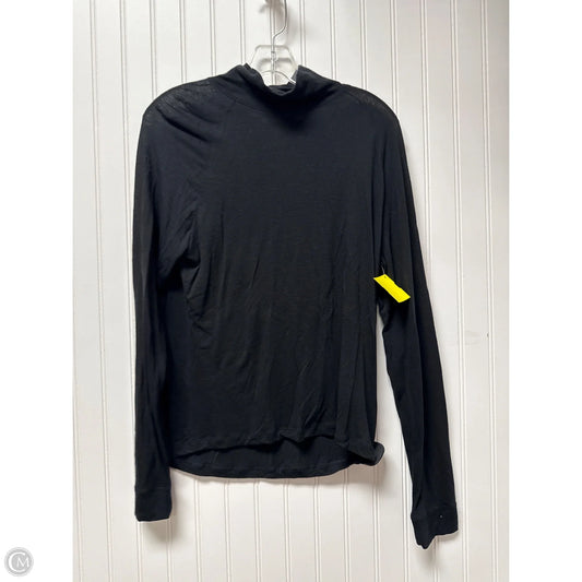 Top Long Sleeve Basic By Vince In Black, Size: S