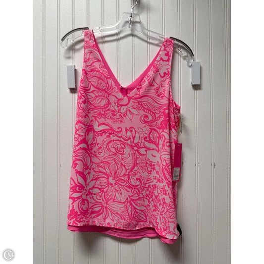 Top Sleeveless Designer By Lilly Pulitzer In Pink, Size: Xs