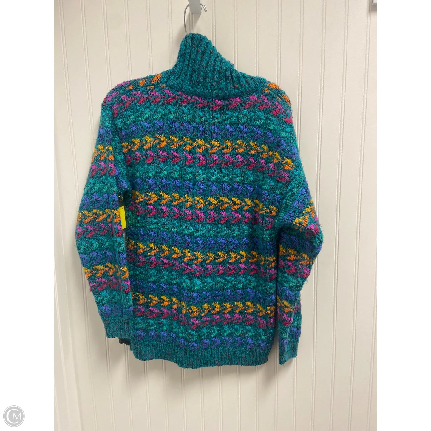 Sweater By Clothes Mentor In Teal, Size: M