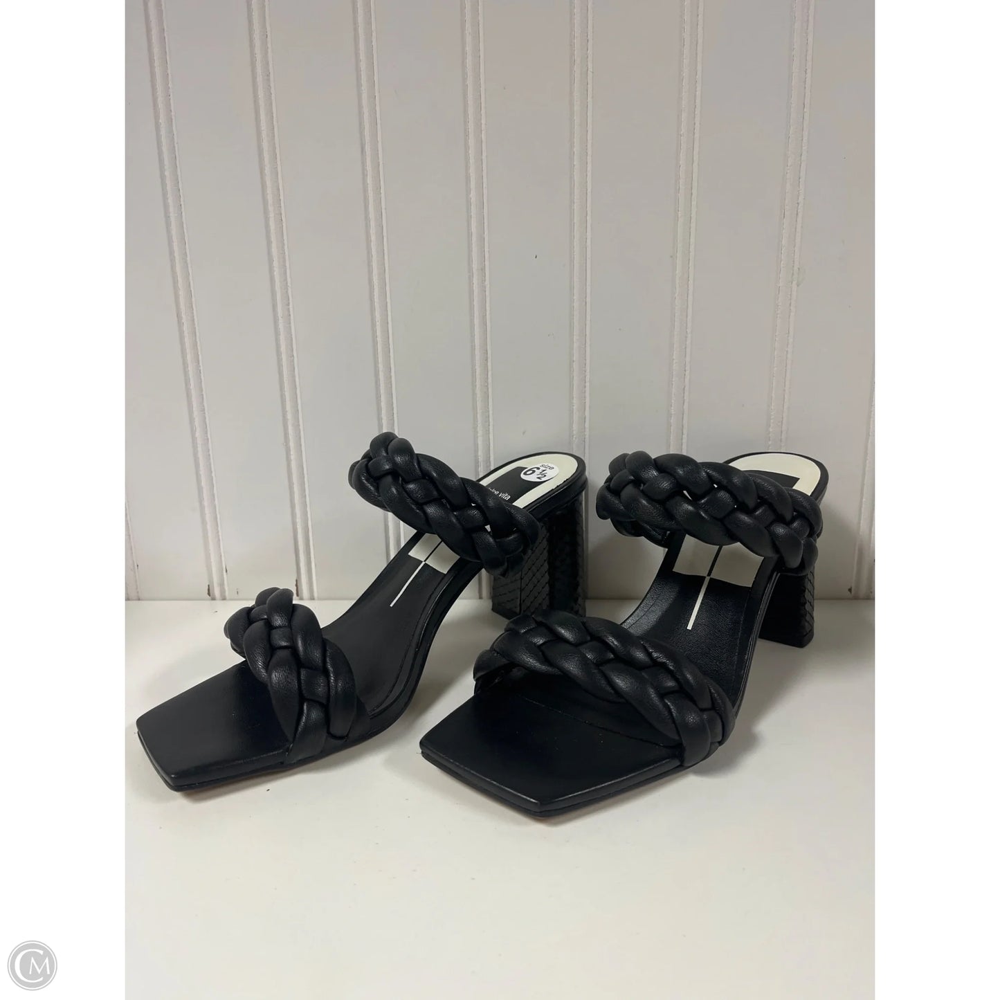 Sandals Heels Block By Dolce Vita In Black, Size: 6.5