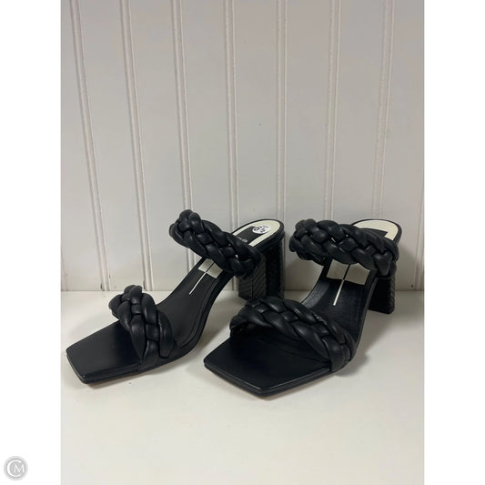 Sandals Heels Block By Dolce Vita In Black, Size: 6.5