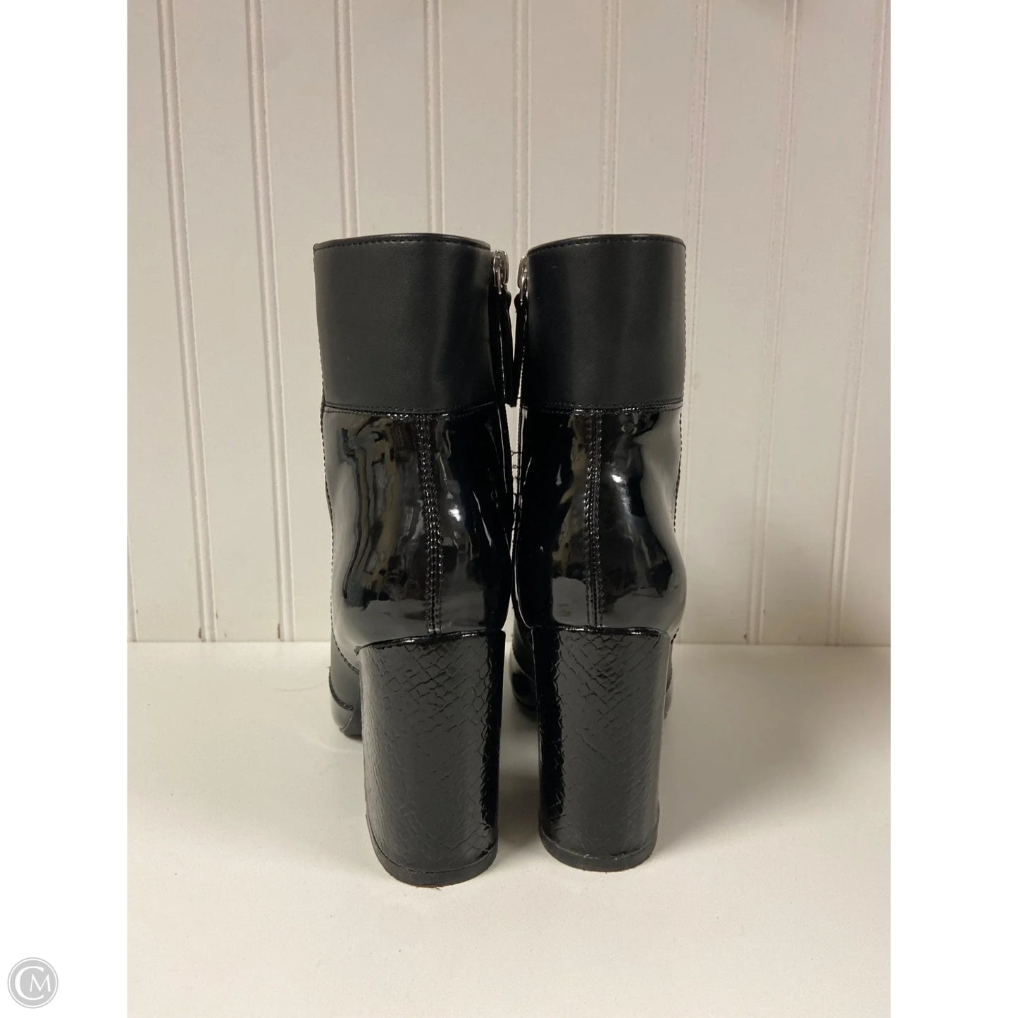 Boots Ankle Heels By Madden Girl In Black, Size: 8.5