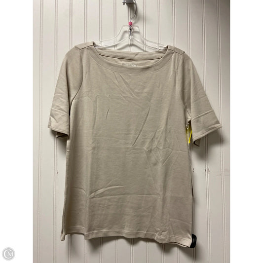 Top Short Sleeve Basic By Chicos In Grey, Size: M